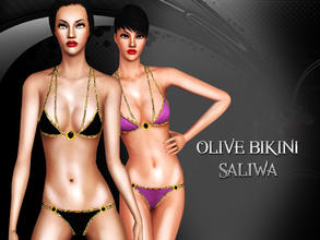Sims 3 — Olive Bikini  by saliwa — Stylish Bikini for your sims. Enjoy.