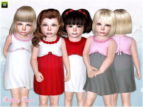 Sims 3 — Toddler Girl Birthday Dress by lillka — Birthday Dress for your little girls. Everyday/Formal 4