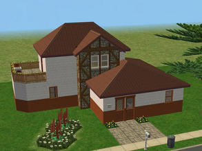 Sims 2 — Harmony Hills Super Starter - No CC by eliseluong2 — Looks like a regular home, but it is a starter, what a