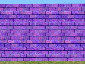 Sims 2 — Bright Skybrick Set - violet by zaligelover2 — Bright bricks to create your walls.