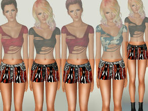 Sims 3 — Street Style Denim Shorts by ShakeProductions — Textured denim shorts.Texture part is not recorable.