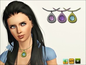 Sims 3 — Helena Necklace by Tomislaw — Necklace for our Fem Simmies. 4 recolorable areas. Contains morphs. Suitable for