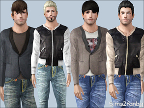 Sims 3 — 324 - Man casual set by sims2fanbg — .:324 - Man casual set:. Items in this Set: Top with jacket in 3