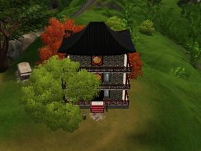 Sims 3 — Ying Yang Pagoda by Silerna — This small but comfy pagoda is the ultimate lot for a cultural sim! This lot isn't