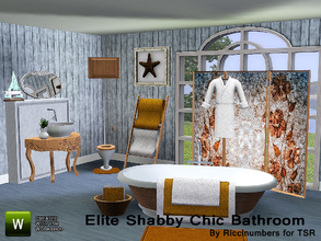 Sims 3 — Shabby Elite Bathroom by TheNumbersWoman — Elegant bathroom not quite cheap but used and refurbished for your