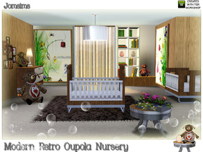 Sims 3 — Modern Retro OUPOLA  nursery by jomsims — Modern retro oupola nursery which is a classic style line 1970.