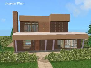 Sims 2 — Fragrant Pines by millyana — For Sale: Ultra modern 3 bedroom, 2 bath base game home in the pines with spacious