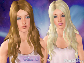 Sims 3 — Long hair 13 - set by sims2fanbg — .:Long hair 13 - set:. Items in this Set: Hair for female teen through elder.