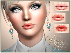 Sims 3 — Aqua Lip Gloss by Pralinesims — New realistic lipstick for your sims! Your sims will love their new look ;) -