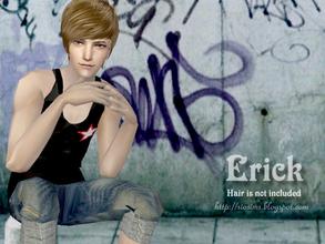 Sims 2 — [SioSims]M08_Erick by snow855202 — The hair and clothing are not included. You can download the free hair from