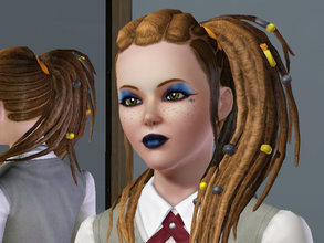 Sims 3 — HelloSailor by becibear — A fun little makeup set for teens to elders, with a nautical theme. Perfect for