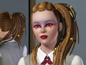Sims 3 — DysFunked by becibear — A quirky, dysfunctional-style makeup set for teens to elders. Hitting a rave? Moshing at