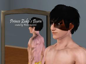 Sims 3 — Prince Zuko's Burn by wolverinesFemaleDog — Prince Zuko received this burn from his father as a consequence of