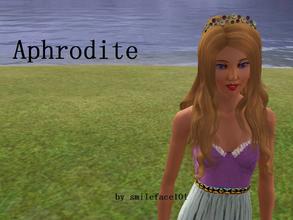Sims 3 — Aphrodite by smileface1012 — Aphrodite is one of my favourite Greek Goddess. Just the other day in Drama we did