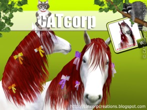 Sims 3 — Bows for horse by CATcorp by CATcorp — unisex recorable