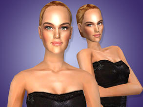 Sims 2 — Bar Refaeli by Cleotopia — Bar Refaeli (1985), the beautiful model. Everything\'s included and the hair is by