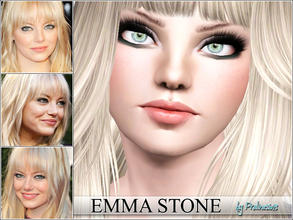 Sims 3 — Emma Stone by Pralinesims — Emma Stone, the beautiful actress, now as a sim! For more informations about her: