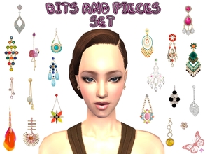 Sims 2 — Bits and Pieces by sinful_aussie — A set of different earrings i had leftover and decided to share!