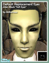 Sims 2 — Default Replacement - Alien Eye by MsBarrows — The black eye from my \"Soft Eyes\" set done as a