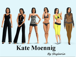 Sims 3 — Kate Moennig by Shylaria — Katherine Sian Moennig is an American actress best known for her role as Shane