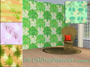 Sims 3 — MB-LittleTreesPatternSet by matomibotaki — MB-LittleTreesPatternSet, a set with 5 different designed tree