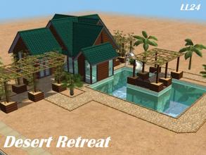 Sims 2 — Desert Retreat by luckylibran242 — Wondering through the desert can get rather hot so let your sim relax in this