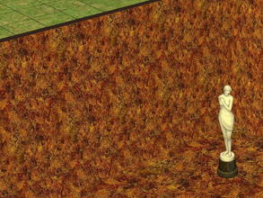 Sims 2 — Jewel Mottle Wall Set - orange by zaligelover2 — Poured wall covering.