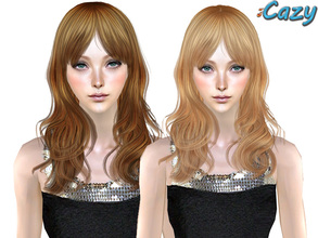 Sims 2 — Agnetha Hairstyle by Cazy — Hairstyle for female all ages 8 Colors