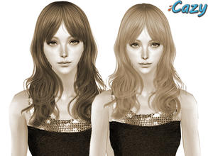 Sims 2 — Agnetha Hairstyle - Mesh by Cazy — Hairstyle mesh for female all ages