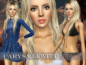 Sims 3 — Carysa Lewitt by MartyP — Carysa Lewitt wants to be a five star Chef and have her own tv show. She's friendly