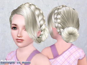Sims 3 — Skysims Hair Child 124 by Skysims — Female hairstyle for children.