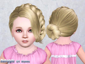 Sims 3 — Skysims Hair Toddler 124 by Skysims — Female hairstyle for toddlers.
