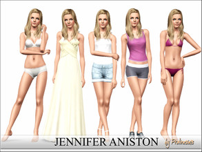 Sims 3 — Jennifer Aniston by Pralinesims — Jennifer Aniston, the beautiful actress, now as a sim! For more informations