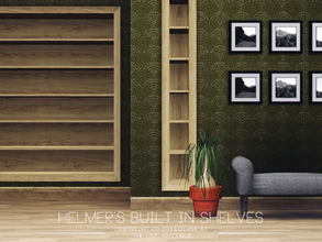 Sims 3 — Helmer's Built In Shelves by DT456 — A set of some modular shelves which can be placed in a wall. Saves space,