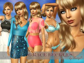 Sims 3 — Grace Beckles by MartyP — Grace Beckles is an average American girl who wants to pursue her dream into her Home