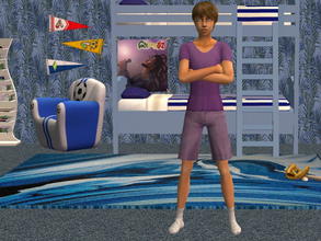 Sims 2 — Teen PJ Set - prpl by zaligelover2 — PJs for TM.