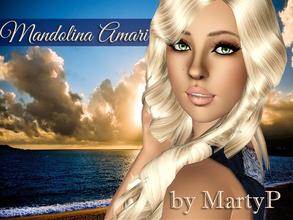Sims 3 — Mandolina Amari by MartyP — Mandolina Amari is an Italian girl who just got married to a famous high paid