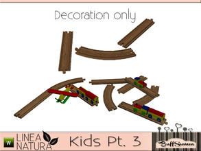 Sims 3 — Linea Natura Kids Rails A by BuffSumm — Part of the *Linea Natura Series - Kids* Created by BuffSumm @ TSR
