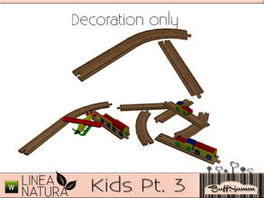 Sims 3 — Linea Natura Kids Rails B by BuffSumm — Part of the *Linea Natura Series - Kids* Created by BuffSumm @ TSR