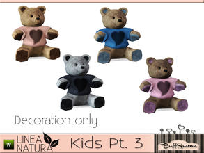Sims 3 — Linea Natura Kids Teddybear by BuffSumm — Part of the *Linea Natura Series - Kids* Created by BuffSumm @ TSR