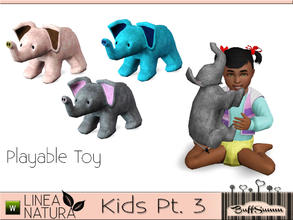 Sims 3 — Linea Natura Kids Elephant Toy by BuffSumm — Part of the *Linea Natura Series - Kids* Created by BuffSumm @ TSR