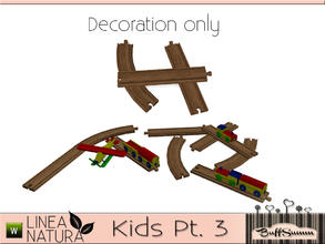 Sims 3 — Linea Natura Kids Rails C by BuffSumm — Part of the *Linea Natura Series - Kids* Created by BuffSumm @ TSR