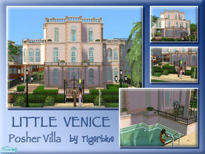 Sims 2 — Little Venice - Posher Villa by Tigerblue — A fully furnished version of this exclusive villa, all set up for a