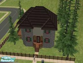Sims 2 — Country Gentry - The Kaitlyn by bgbdwlf408 — A farmhouse inspired starter home designed for bachelors. Open