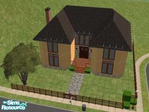 Sims 2 — Country Gentry - The Ashley by bgbdwlf408 — This traditional style starter home features an open floor plan and