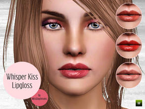 Sims 3 — Whisper Kiss Lipgloss by MissDaydreams — Whisper Kiss Lipgloss offers detailed lips' texture and it will give