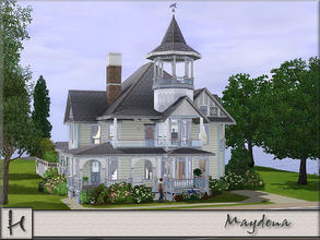 Sims 3 — Maydena by hatshepsut — I was recently challenged by a friend to build a victorian house so here it is! Suitable