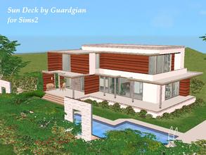 Sims 2 — Sun Deck by Guardgian for Sims2 by millyana — World famous sim3 architect, Guardgian, has once again allowed the