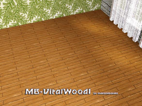 Sims 3 — MB-VitalWoodI by matomibotaki — Wooden pattern with naturally grained wooden texture and 3 recolorable areas, by