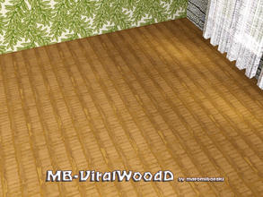 Sims 3 — MB-VitalWoodD by matomibotaki — Wooden pattern with naturally grained panel wooden texture and 3 recolorable